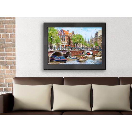 Puzzle Castorland Amsterdamer Grachten 1000 Teile