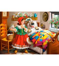 Castorland Puzzle Rotkäppchen und der Wolf 120 Teile