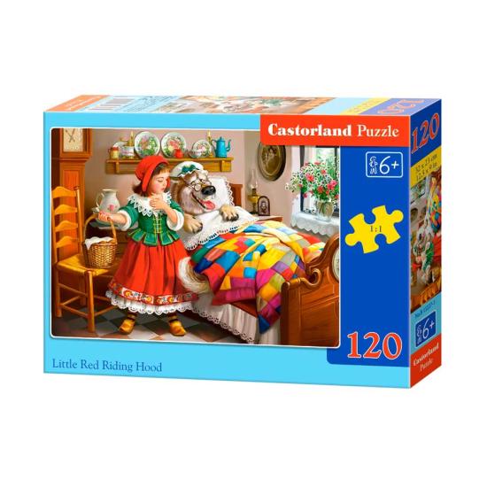 Castorland Puzzle Rotkäppchen und der Wolf 120 Teile