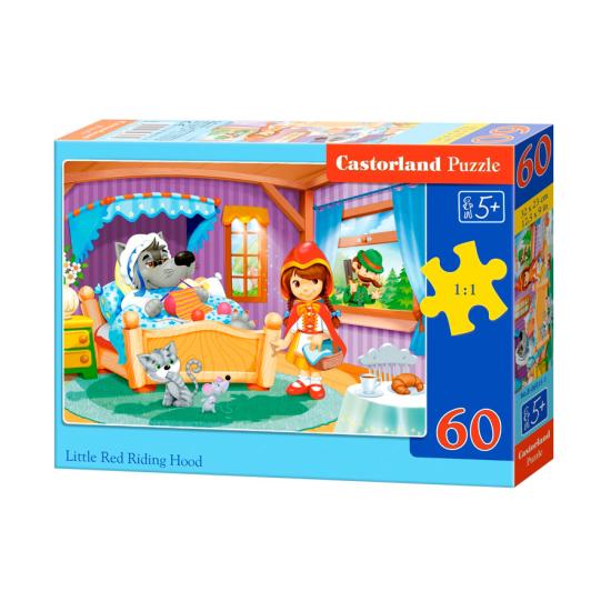 Castorland Puzzle Rotkäppchen und der Wolf 60 Teile