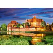 Castorland Castle Malbork bei Nacht, Polen 1000-teiliges Puzzle