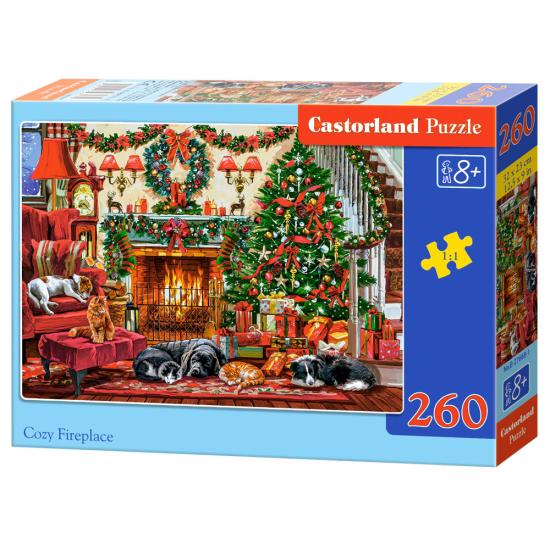 Puzzle Castorland Gemütlicher Kamin 260 Teile
