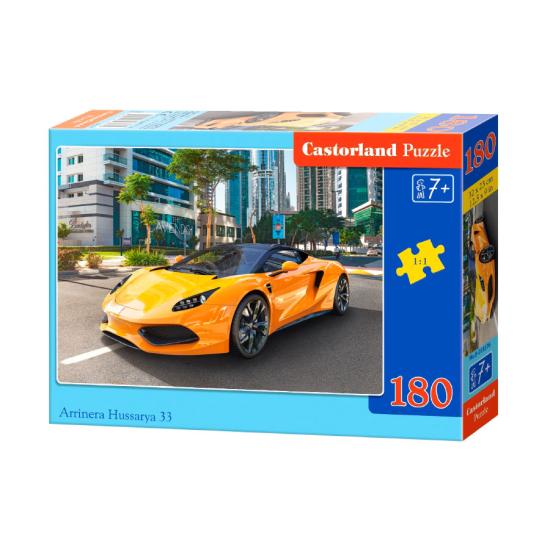 Castorland Hussarya Arrinera Autopuzzle mit 180 Teilen.