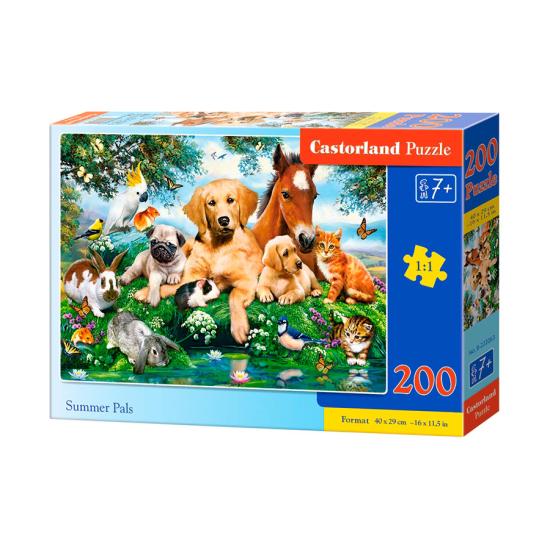Castorland Kollegen Tiere im Sommer Puzzle 200 Teile