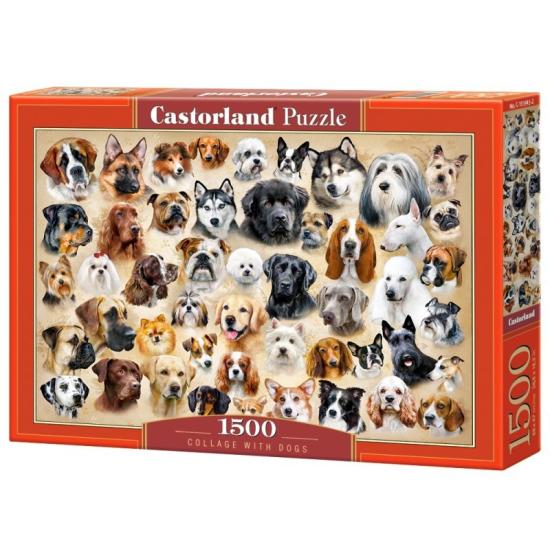 Castorland Dog Collage Puzzle 1500 Teile