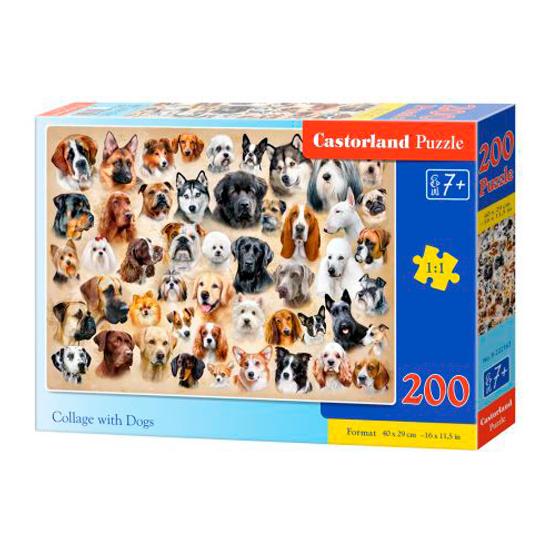 Castorland Dog Collage Puzzle 200 Teile