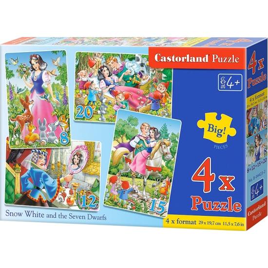 Puzzle Castorland Schneewittchens Märchen 8+12+15+20