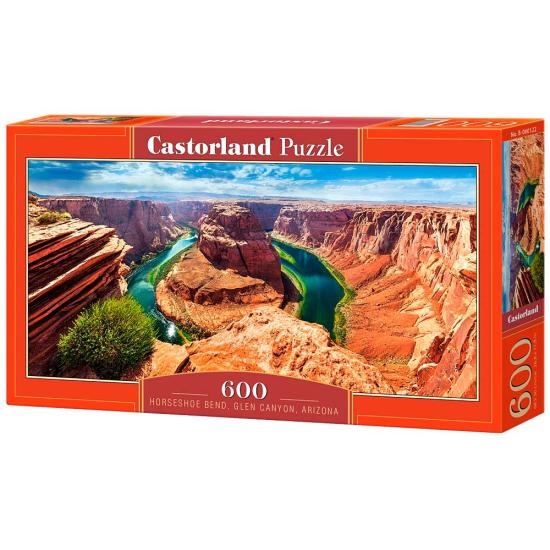 Castorland Horseshoe Curve Puzzle, Canyon in Arizona, 600 Teile