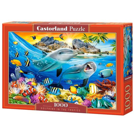Castorland-Delfine in den Tropen Puzzle 1000 Teile