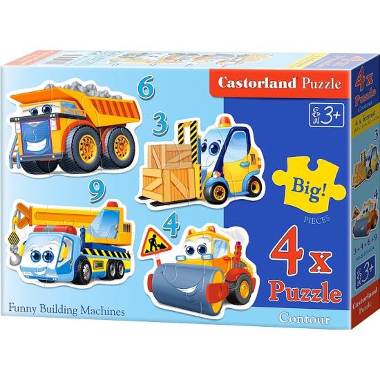 Castorland Puzzle Fun Baumaschinen