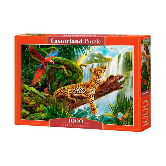 Castorland Puzzle Die Ruhe des Leoparden 1000 Teile
