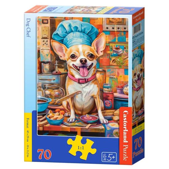 Puzzle Castorland Hundekoch 70 Teile