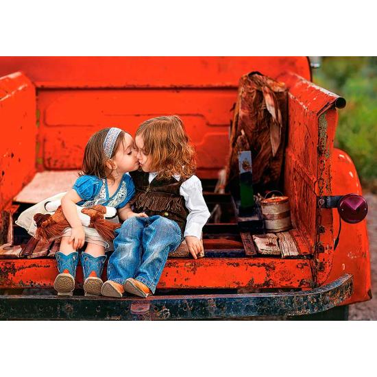 Castorland Puzzle Der erste Kuss mit 500 Teilen