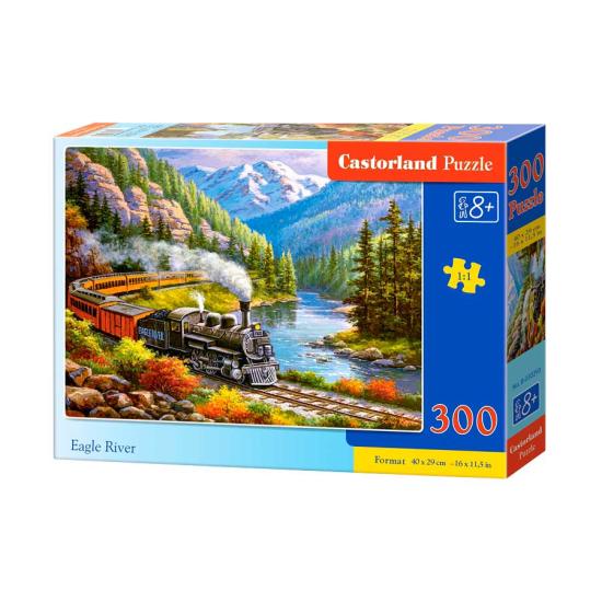 Castorland Puzzle Der „Eagle River“-Zug 300 Teile