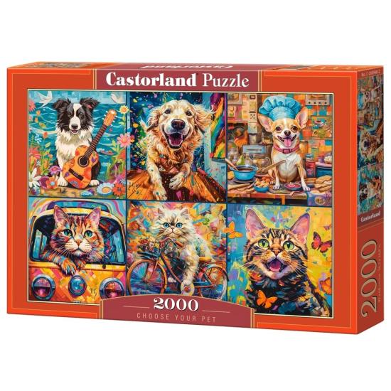 Puzzle Castorland Wählen Sie Ihr Haustier 2000 Teile