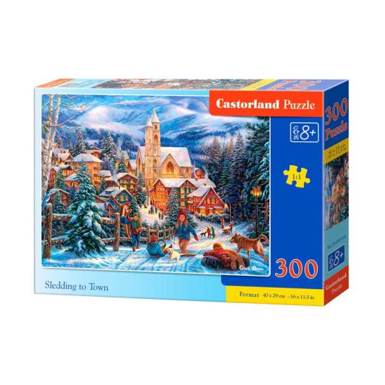 Castorland Sleigh to the City Puzzle 300 Teile Castorland Sleigh to the City Puzzle 300 Teile