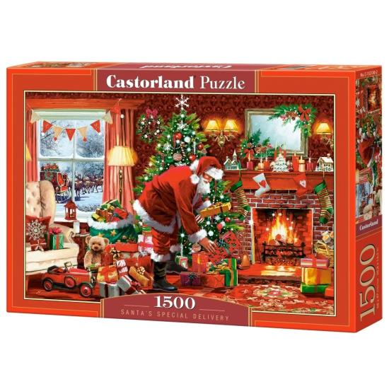 Puzzle Castorland Sonderlieferung des Weihnachtsmanns 1500 Teile