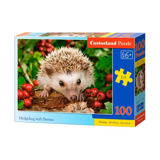 Castorland Igel mit Beeren Puzzle 100 Teile