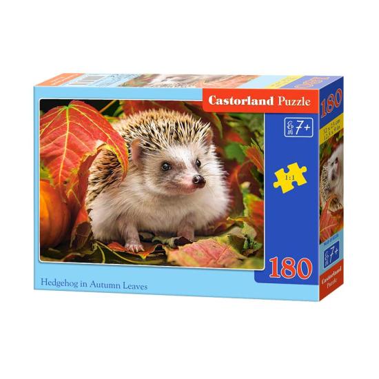 Castorland Igel auf Herbstlaub-Puzzle, 180 Teile