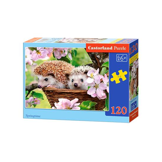 Castorland Igel im Frühling Puzzle 120 Teile
