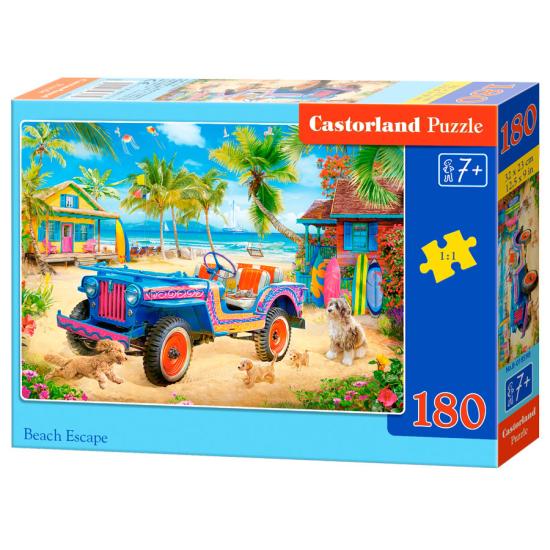 Puzzle Castorland Strandurlaub 180 Teile