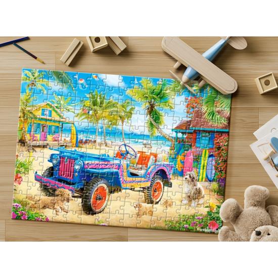 Puzzle Castorland Strandurlaub 180 Teile