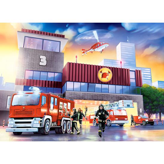 Castorland Fire Station XXL-Puzzle mit 70 Teilen