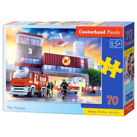Castorland Fire Station XXL-Puzzle mit 70 Teilen