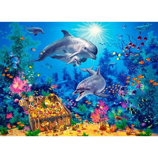 Castorland Delfinfamilie Puzzle 300 Teile