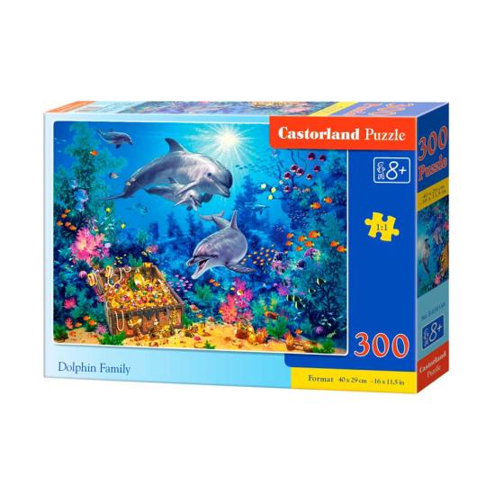 Castorland Delfinfamilie Puzzle 300 Teile