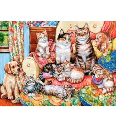 Castorland Katzenfamilien-Puzzle 300 Teile