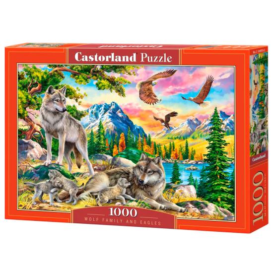 Castorland Familie der Wölfe und Adler Puzzle mit 1000 Teilen Castorland Familie der Wölfe und Adler Puzzle mit 1000 Teilen