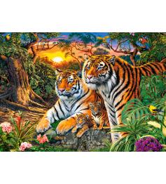Castorland Tiger Family Puzzle mit 180 Teilen.