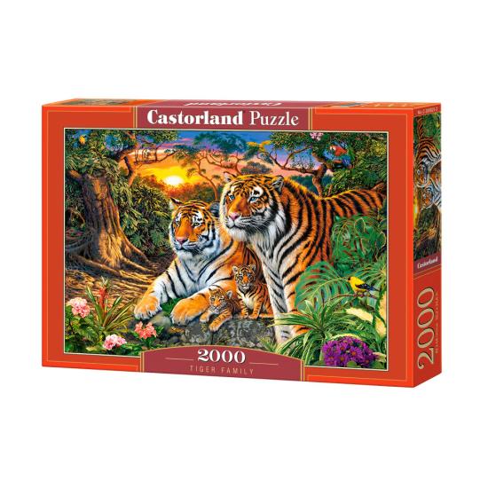 Castorland Tigerfamilie Puzzle 2000 Teile
