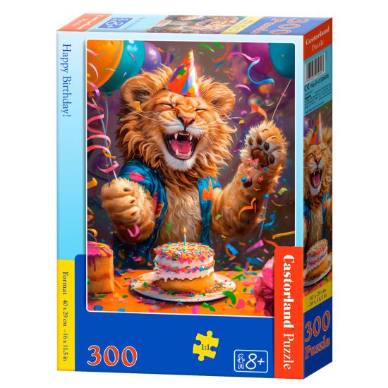 Puzzle Castorland Alles Gute zum Geburtstag, Leon 300 Teile