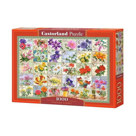 Castorland Vintage Blumen Puzzle 1000 Teile