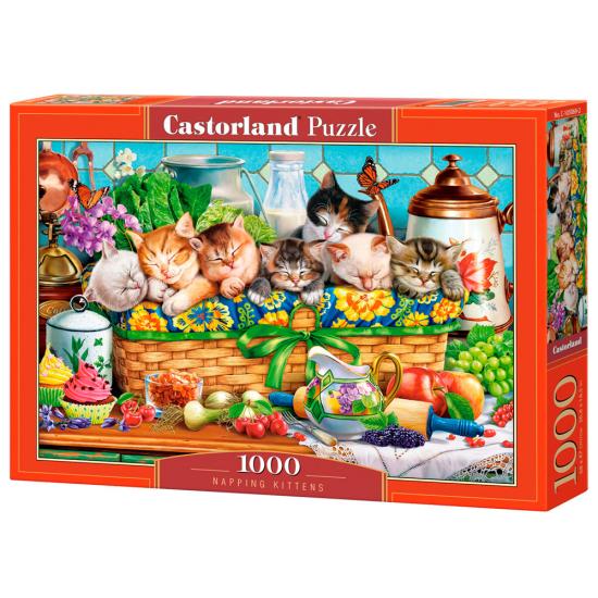 Castorland Kittens Sleeping Puzzle mit 1000 Teilen Castorland Kittens Sleeping Puzzle mit 1000 Teilen