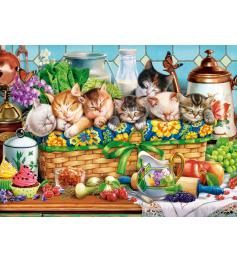 Castorland Kätzchen schlafendes Puzzle mit 200 Teilen
