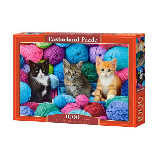 Castorland Kittens in Yarn Shop Puzzle 1000 Teile