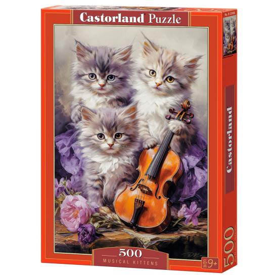 Puzzle Castorland Musikalische Kätzchen 500 Teile
