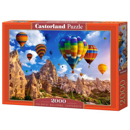 Castorland Puzzle Bunte Luftballons, Kappadokien 2000 Teile