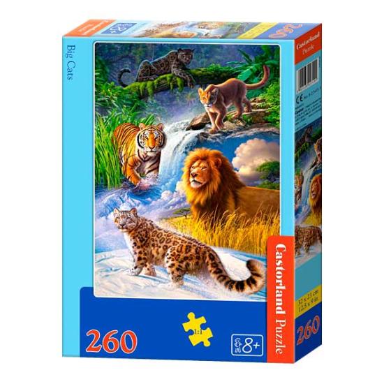 Castorland Big Cats Puzzle 260 Teile