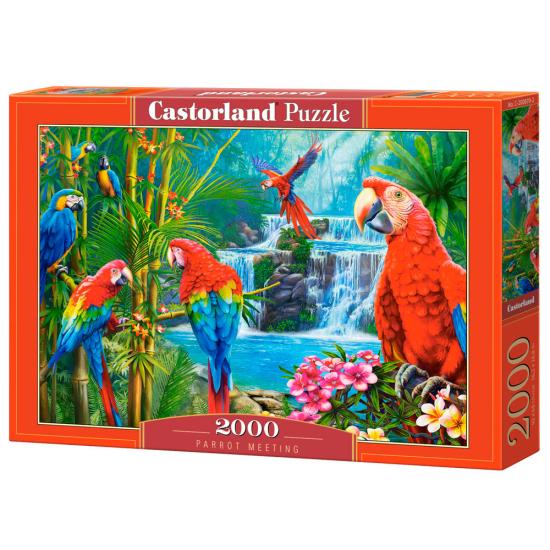 Castorland Gruppe von Papageien Puzzle 2000 Teile