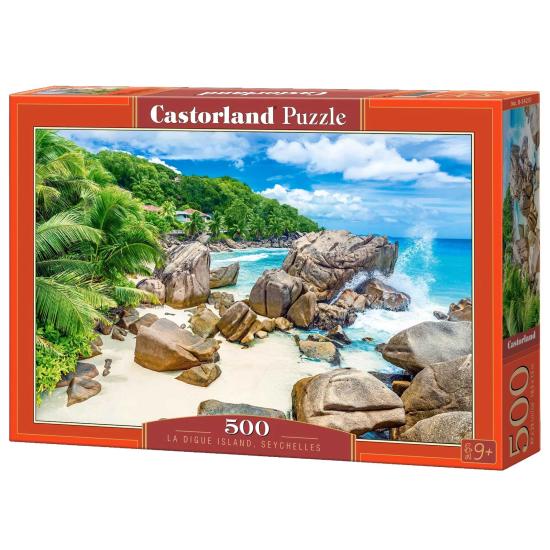 Puzzle Castorland Insel La Digue, Seychellen 500 Teile