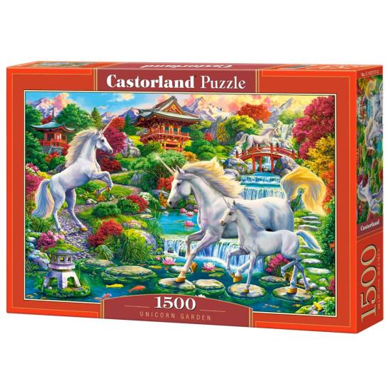 Castorland Einhorngarten-Puzzle mit 1500 Teilen