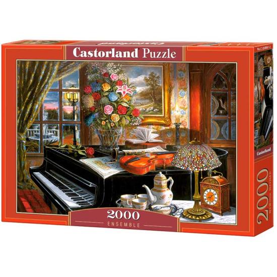 Castorland Puzzle neben dem Klavier 2000 Teile