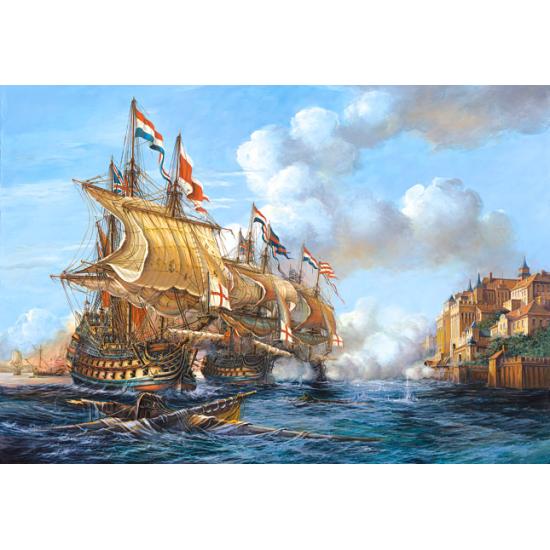 Castorland Puzzle Die Schlacht von Puerto Bello 2000 Teile