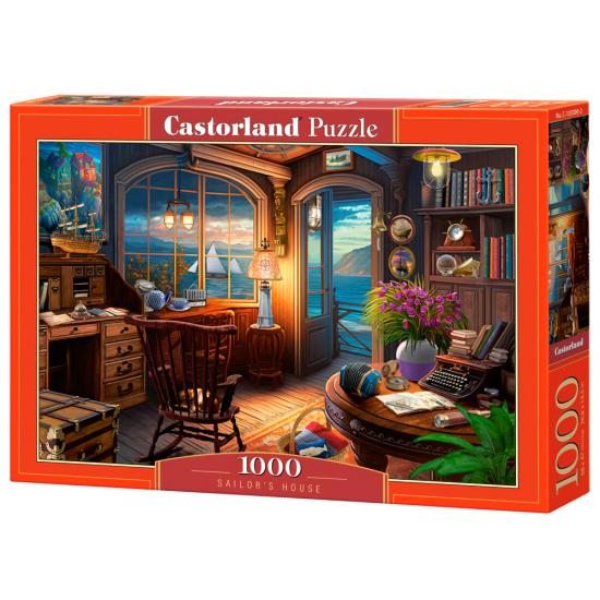 Castorland Puzzle Das Haus des Seemanns mit 1000 Teilen