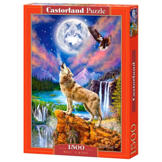 Castorland Puzzle Die Nacht des Wolfes 1500 Teile