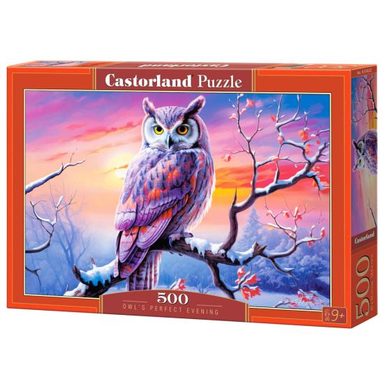 Puzzle Castorland Der Perfekte Abend Der Eule 500 Teile